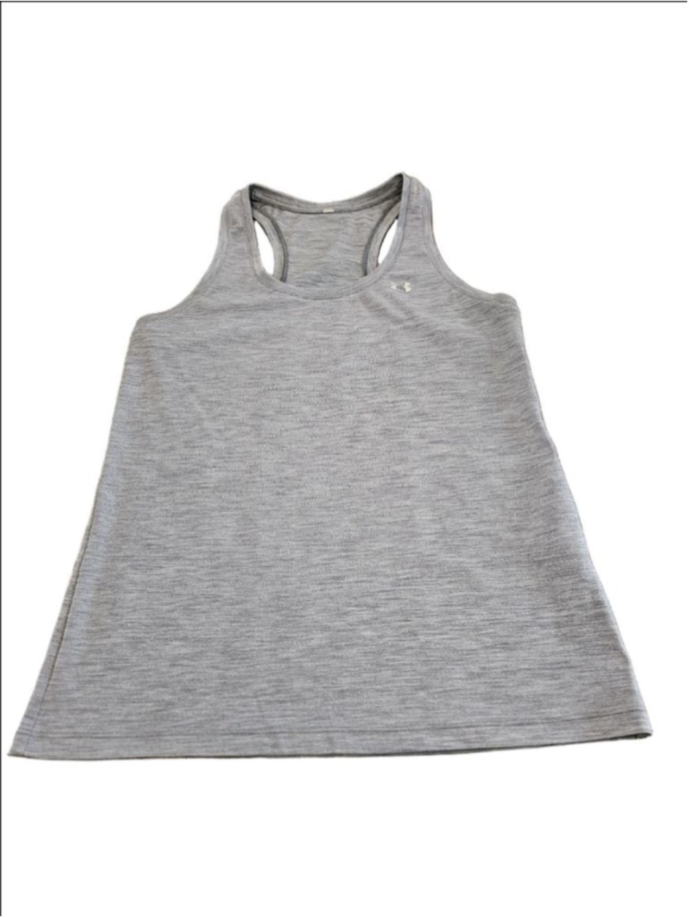 Women's Under Armour Heathered Gray Athletic Tank Top S